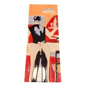 Enamel on Tile Women's Artwork Wall Hangings